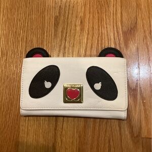 Betsy Johnson panda themed wallet